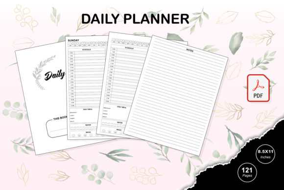 Download KDP Interior Daily Planner - Kdp Collection