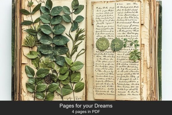 Download Vintage Herbal Study Pages - Vintage Collection