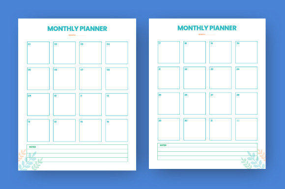 Download Monthly Planner Activity Journal Kdp - Kdp Collection