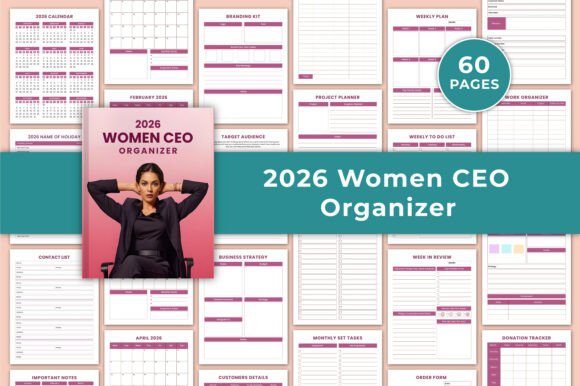 Download 2026 Women CEO Organizer KDP Interiors - Kdp Collection