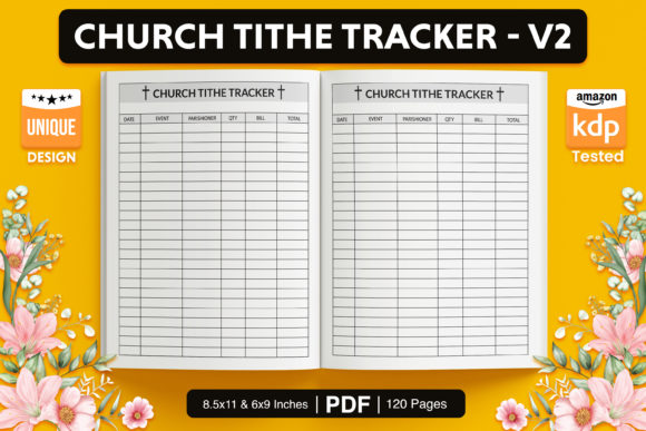 Download [KDP Interior] - Church Tithe Tracker - Kdp Collection