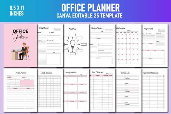 Download Office Planner Canva KDP - Kdp Collection