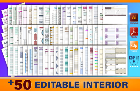 Download Editable Interior Templates, KDP Bundle - Kdp Collection