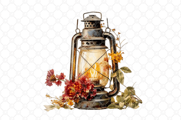 Download Oil Lamp PNG, Vintage Lantern PNG, 004 - Vintage Collection