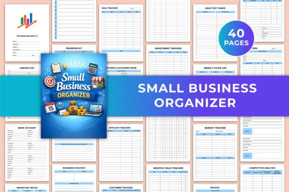 Download Small Business Organizer Canva KDP - Kdp Collection