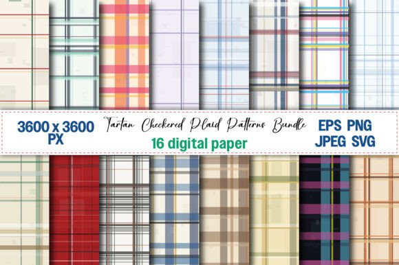 Download Tartan Checkered Plaid Patterns Bundle - Tartan Collection