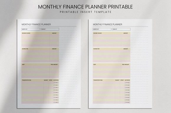 Download Monthly Finance Planner for Kdp Book - Kdp Collection