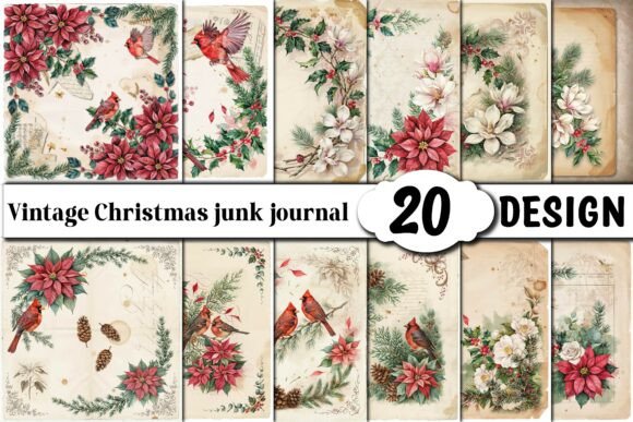 Download Vintage Christmas Junk Journal - Vintage Collection