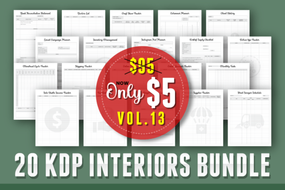 Download Editable KDP Interior Bundle Vol.13 - Kdp Collection