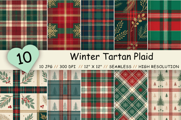 Download Tartan Plaid Digital Paper, Seamless - Tartan Collection