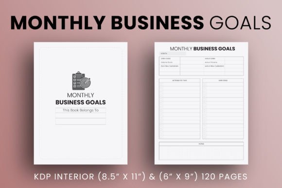 Download Monthly Business Goals - KDP Interior - Kdp Collection