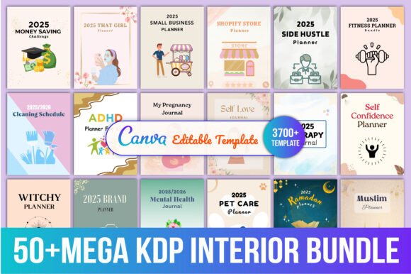 Download 50+ Mega KDP Interior Bundle - Kdp Collection