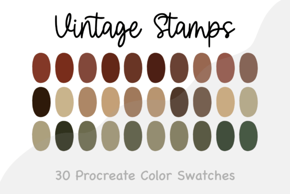 Download Vintage Stamps - Color Palette - Vintage Collection