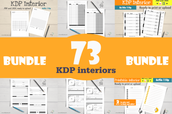 Download Big Bundle - 73 KDP Notebook Interiors. - Kdp Collection