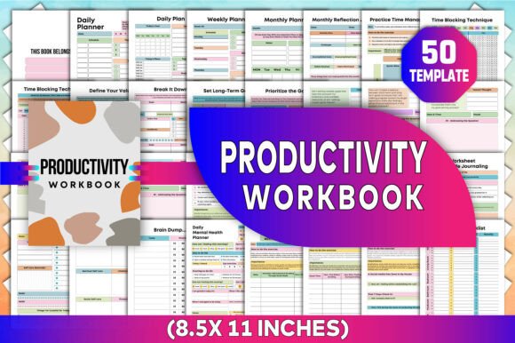 Download Productivity Workbook Canva Kdp - Kdp Collection