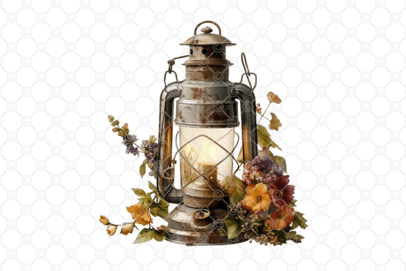 Download Oil Lamp PNG, Vintage Lantern PNG, 003 - Vintage Collection