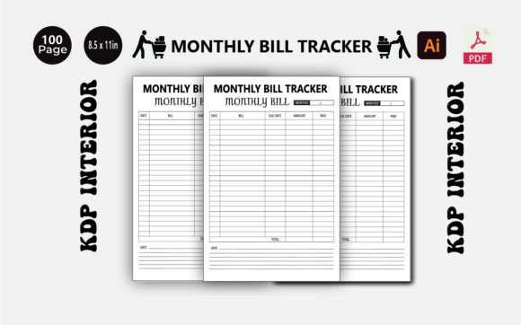 Download Monthly Bill Tracker List Book KDP Int - Kdp Collection