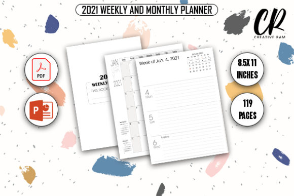 Download 2021 Weekly and Monthly Planner - KDP - Kdp Collection
