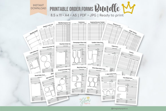 Download Printable Order Forms, KDP Interior - Kdp Collection