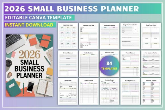 Download 2026 Small Business Planner KDP Interior - Kdp Collection