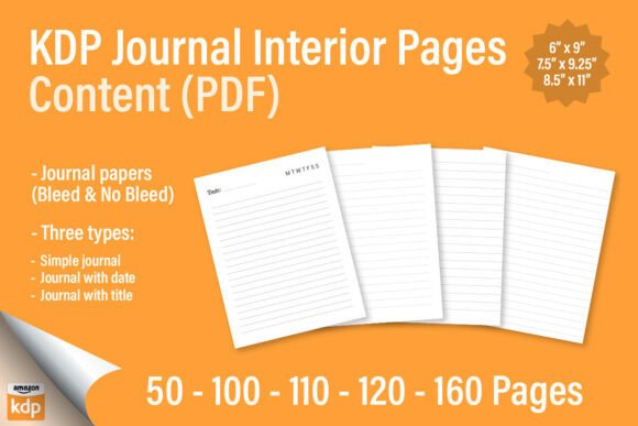 Download KDP Journal Interior Pages PDF Papers - Kdp Collection