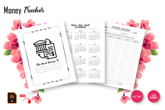 Download Expense Tracker with Calendar KDP - Kdp Collection