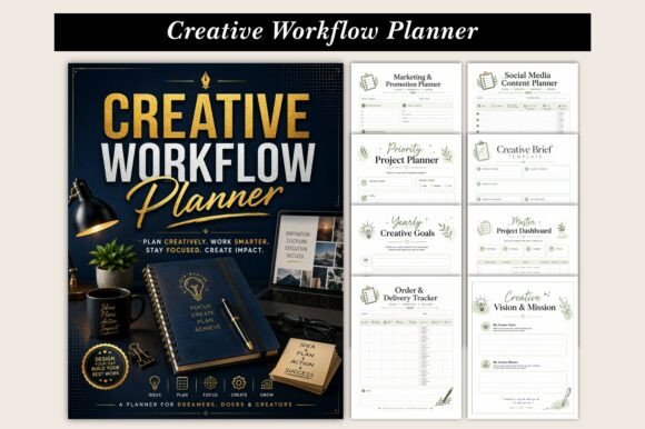 Download Creative Workflow Planner Kdp - Kdp Collection