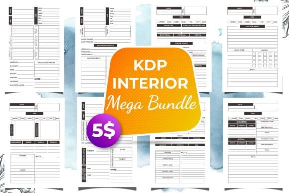 Download Best Selling KDP Templates Mega Bundle 4 - Kdp Collection
