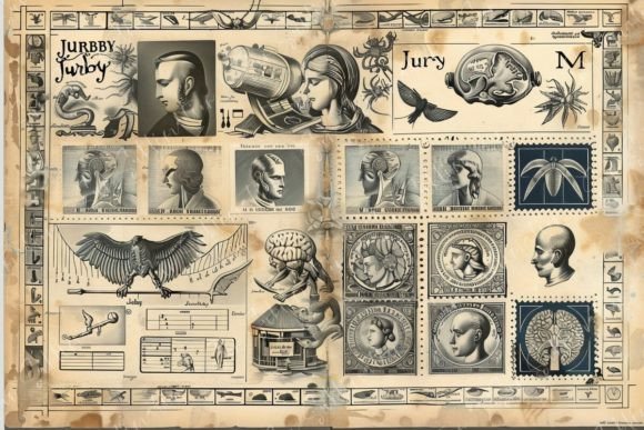Download A Collection of Vintage Stamps - Vintage Collection