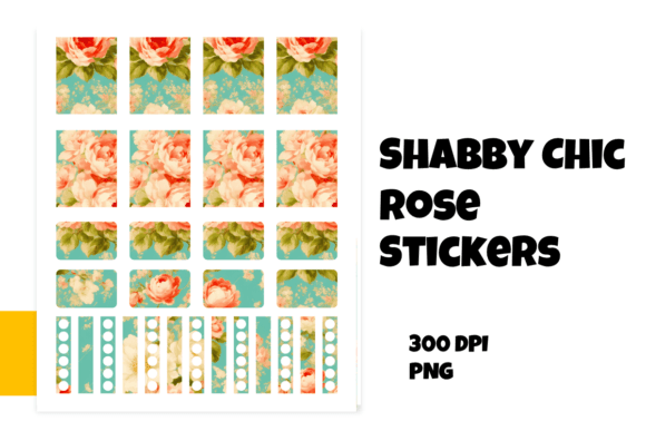 Download 🌸 Vintage Floral Planner Stickers - Vintage Collection
